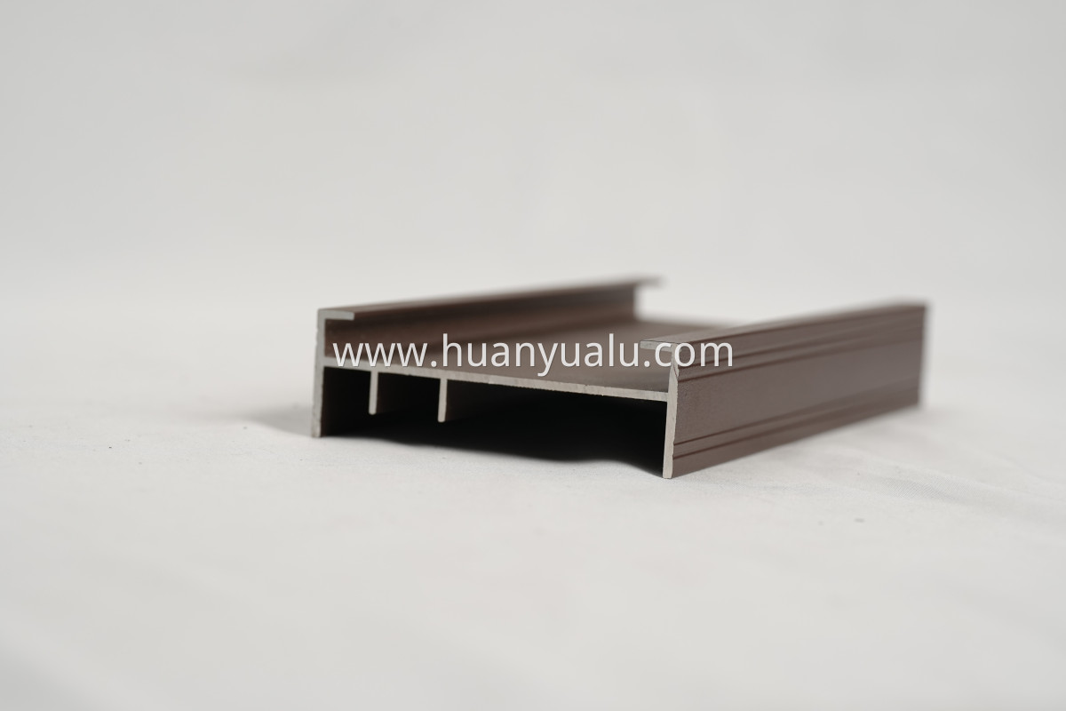 Spray painted door and window profiles